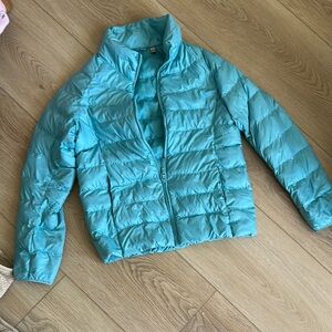 Teal Puffer Jacket